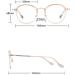 Women's fashionable anti-blue light/anti-radiation glasses HD lenses ultra-light TR frame goggles 01 - Buy Online on GoSupps.com