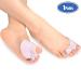 Haofy Hallux Valgus Toe Spreader - Silicone Gel Bunion Corrector for Hammer Toe Relief & Pain Management - 1 Pair - Buy Online on GoSupps.com