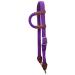 Showman Purple Nylon Single Ear Headstall with Leather Accents - Stylish and Durable - Buy Online on GoSupps.com