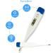 Digital Body Thermometer for Adults and Children - Highly Accurate Oral, Armpit, or Rectal Baby Thermometer for Fever - Red and Blue Options - Buy Online on GoSupps.com