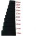 SYBL 8 Pack Rubber Watch Band Loops - Replacement Silicone Strap Keeper Rings (Black) | 12mm-26mm - Buy Online on GoSupps.com