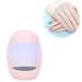 Mini-nail dryer lamp portable UV gel nail lamp for single finger USB-UV-gel nail polish nail lamp Fast drying nail hardening lamp manicure tools USB (pink) (pink)
