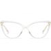 Buli Cat Eye Reading Glasses for Women - Schildpatt +2.50 Oversized Cateye Reading Aid with Spring Hinge (Clear Color) - Buy Online on GoSupps.com