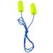 3M 311-1250 E-A-Rsoft Corded Earplugs - Regular Size - Yellow Neons - 200 Pairs - Buy Online on GoSupps.com