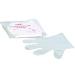 Disposable gloves paraffin bath gloves PE disposable one size Kosmetex 100 pieces disposable gloves