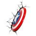 Buy Light 816733002187 Wall Light - Marvel Captain America Shield by 3D FX | Red White & Blue | International Shipping Available - Buy Online on GoSupps.com