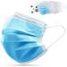 Coppware 3 Ply Dual Protection Disposable Face Masks Breathable Comfortable Gray on Both Side Logo Bump Easy to Distinguish in/out Nose Clip Ear Loop Non-Woven Fabric 20 Count (Pack of 1) by EBAT - Buy Online on GoSupps.com