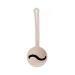 ohlivia | Cara pacifier box/pacifier case for 2 pacifiers - to hang - with eyelet | Single color - Cosmic Latte