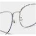LTSrll Oversized Metal Reading Glasses | Stylish Square Blue Light Blocking | Anti-Glare Filter | Black-Golden +200 - Buy Online on GoSupps.com
