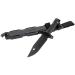 Lancer Tactical M9 Santoprene Rubber Blade Bayonet Disarm Trainer Knife with Sheath (Black) - Buy Online on GoSupps.com
