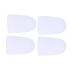 HEALEEP 2 Pair Toe Silicone Finger Protector Toe Cushion Tube High Heel Protectors Thumb Protector Silicone Gel Big Toe Sleeve Big Toe Cover Reduce Friction Big Toe Cover Finger Cots Corn White Size 2