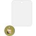 Zywuoy Anti-Fog Shower Mirror 2-Pack | Fitting-Free Acrylic Bathroom Mirror for Shaving & Makeup | 20 x 30 cm - Buy Online on GoSupps.com