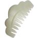 Mtse Natural Guasha Stone Head Therapy Massage Hair Comb Scalp Massager Tool - SPA Treatment - Buy Online on GoSupps.com