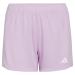 adidas Girls' Big Aeroready 3-Stripe Pacer Mesh Short 14 Purple Tint