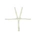 F-Price Replacement Part for Fisher-Price Cradle 'n Swing - Fits Many Models  5 Point White Strap  Waist, Crotch and Shoulder