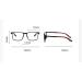 HD Anti Eyestrain Blue Light Blocking Reading Glasses for Men & Women | Flat Light Mirror Eyewear +0.00 - Buy Online on GoSupps.com