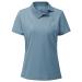 MoFiz Womens Golf Shirts Short Sleeve and Womens Golf Polo Shirts Moisture Wicking with Slanted Placket Lapel Buttons Aa-gray Green Small