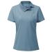 MoFiz Womens Golf Shirts Short Sleeve and Womens Golf Polo Shirts Moisture Wicking with Slanted Placket Lapel Buttons Aa-gray Green Small