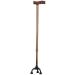 Canes Walking Stick Walking Stick Elderly Crutches Three Feet Non Slip Cane Telescopic Height Adjustable Household Crutches Run forward
