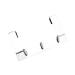 S Hook Stainless Steel s Hooks Dress Rack Door Hook Hanger Door Hanger Hook Over The Door Storage Hook up Towel Rack Coat Hanger Towel Hanger Over Door Over The Door Hook Nail Free 3 Hooks 21.3*12.4cm