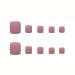 Handcess Square Matt Artificial Toenails - Short Skin Color & Pink Full Cover Nail Tips (24 Pieces) | Ideal for Women & Girls - International Shipping Available - Buy Online on GoSupps.com