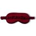 Adjustable Burgundy Satin Sleep Mask | Premium Comfort for Travel & Sleep | International Shipping Available - Buy Online on GoSupps.com