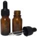 3 Pcs Empty Refillable Amber Glass Graduated Dropper Bottle Essential Oil Cosmetics Elite Fluid Container Jar Pot Holder with Glass Pipette Dropper (10ml/0.34oz) - Buy Online on GoSupps.com