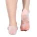 4 types gel heel socks silicone moisturizing gel heel heel protected socks dry broken foot sleeves pain relief women and men (white) reuspacking