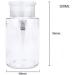 2PCS 100ml Nail Polish Remover Pump Dispensers - Empty Plastic Bottles with Flip Top Cap - Buy Online on GoSupps.com