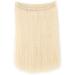 16 Inch Invisible Wire In Hair Extensions Synthetic Straight One Piece Secret Wire String Hairpiece - Bleach Blonde(Weight:90g) - Buy Online on GoSupps.com