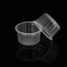 Xshelley (50PcS) PE material plastic cup with lid  pudding  yogurt  sauce  sampling  cake  transparent jelly cup - Buy Online on GoSupps.com