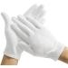 3 Pairs White Cotton Gloves 100% Cotton Gloves - Buy Online on GoSupps.com