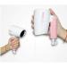 1000W Travel Hair Dryer Mini Hair Dryer Saving Time Small and Portable Easy to Carry Handle Foldable Hair Dryer/Pink - Buy Online on GoSupps.com