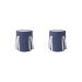 Lot de 2 seaux de bain de bain pour p dicure spa lavage de voiture bleu Lot de 2 Bleu