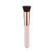 Luxury Champagne Makeup Brushes Flat Top Foundation Brush Large Face Brush Repair brush contour brush for Liquid Cream Powder (Color : Pink)