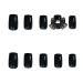 Chtom Black Butterfly Festival False Tablet Carrying Nail Armor Sticker 24pcs Sticker