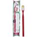 Lamazuna Reusable Bioplastic Toothbrush - Medium Hardness Eco-Friendly Red | International Shipping - Buy Online on GoSupps.com