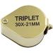 Magnifying 30X Power 21mm Jewelers Magnifier Gold Eye Loupe Jewelry Store Lowest Price Portable Magnifying Glass with Exquisite Box Good Times - Buy Online on GoSupps.com