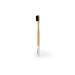Smilebite toothbrush made of bamboo bamboo toothbrushes with nylon bristles in black vegan plastic-free bamboo toothbrushes for adult dental care tooth plaster