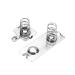 Fielect 30 Sets AA Battery Negative to Positive Conversion Spring Contact Plate 30Pcs AA Positive Negative