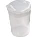 Medi-Inn 250ml Beak Cup Set - 5 Lower Parts & 10 Lids (12x10mm & 4x4mm) | Transparent | International Shipping - Buy Online on GoSupps.com