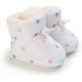 Baby Winter Warm Fleece Booties | Non-Slip Soft Sole Sock Shoes for Girls Boys | Adjustable Crawling Prewalker Boots | 0-18 Months (12-18 Months) - B White - Buy Online on GoSupps.com