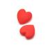 1 Pair Heart Shape Silicone Slip Holder for Ear Hook Sports Eyeglasses Temple Stopper e6d7 Glasses Glasses Tip Accessories Red One Size
