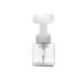 AADEE 250ml Flower-Shaped Foaming Bottle Creative Flower Shape Plastic Press Bubble Soap Dispenser Suitable for Most Canned Liquids in Daily Life Such As Shampoo Shower Gel Hand Soap Etc Clear M