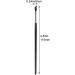 Eyeliner Brush Fine Angled Precision Gel Eye Liner Makeup Brush Ultra Thin Slanted Flat Angle Great for Pros & Beginners - Buy Online on GoSupps.com