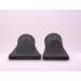 2pcs Black Plastic Hair Dryer Nozzle Drying Concentrator Set - Salon Hair Styling Tool Replacement Cover - Buy Online on GoSupps.com