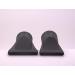 2PCS Black Plastic Salon Hair Dryer Nozzle Replacement - Narrow Concentrator Special for 4.5cm Diameter - Blow Flat Hair Drying Nozzle - Buy Online on GoSupps.com