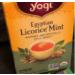 Yogi Tea Egyptian Licorice Mint Caffeine Free 16 Tea Bags 1.12 oz (32 g)