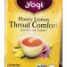 Yogi Tea Throat Comfort Honey Lemon Caffeine Free 16 Tea Bags 1.12 oz (32 g)