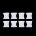 Softior 8 Pack Gel Toe Separators Spacers for Bunions Corns Hammer Overlapping Toes- Prevent Toe Rub-Size Medium